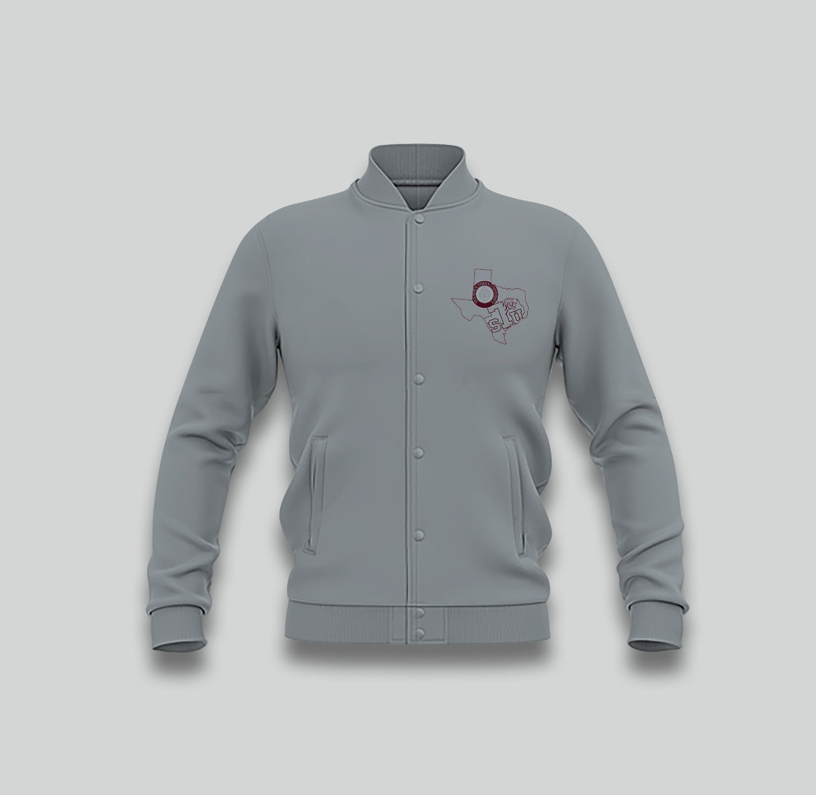 TX Southern Varsity Jacket Lightweight Letterman Bomber