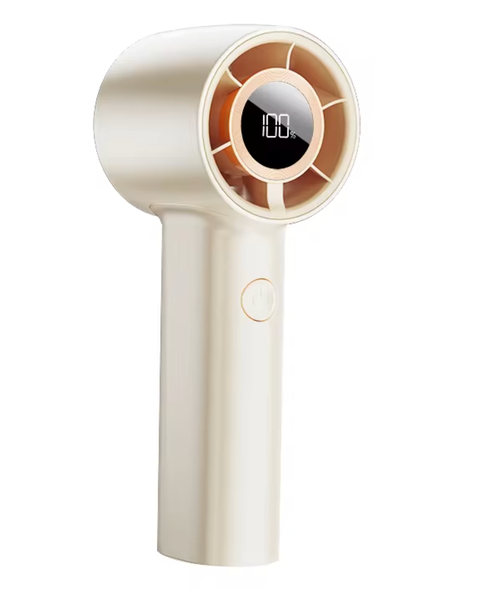 Portable Handheld Fan,Speed(1-100) Adjustable Turbo Mini Fan,3600mAh Battery Rechargeable Personal Fan