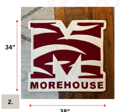 Morehouse - Logo hand tuft rug
