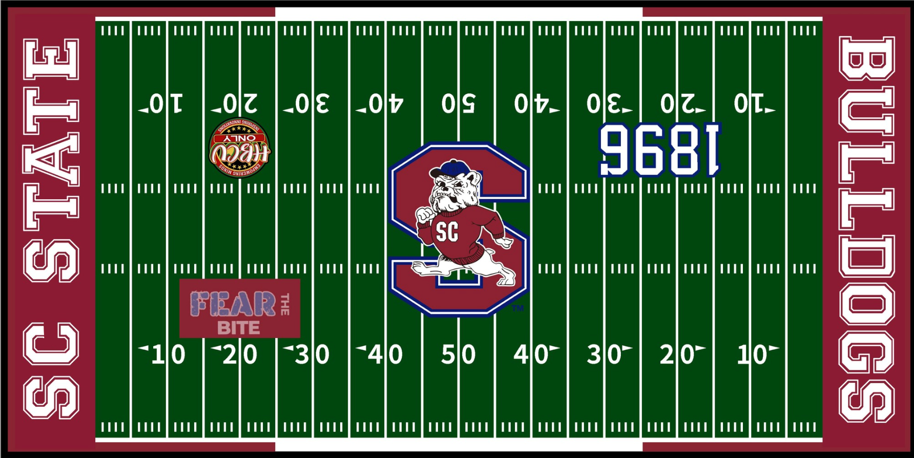 Football Field Rug - SCSU