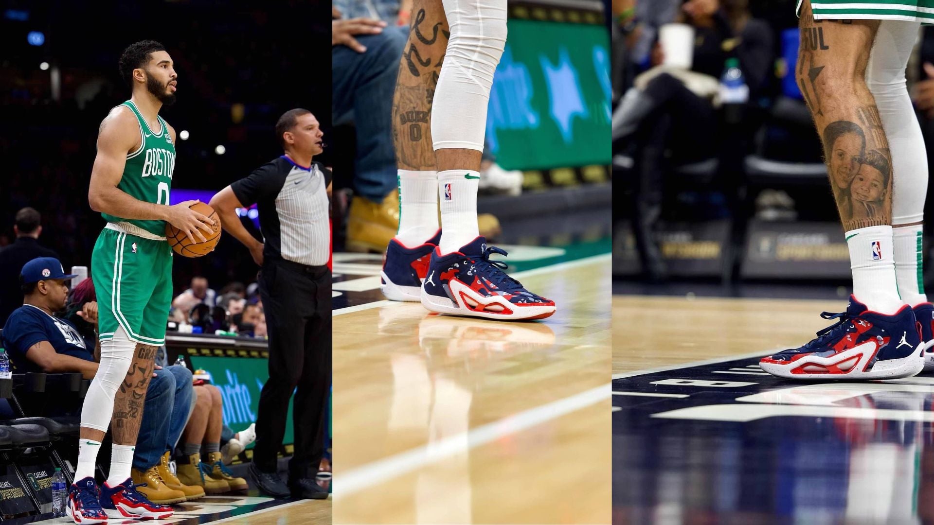 Tatum Wears Howard University Sneakers at NBA Finals