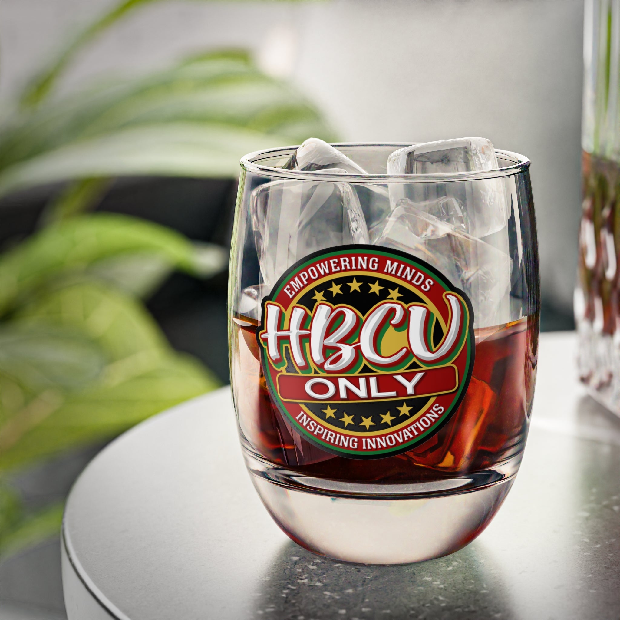 HBCUonly Whiskey Glass