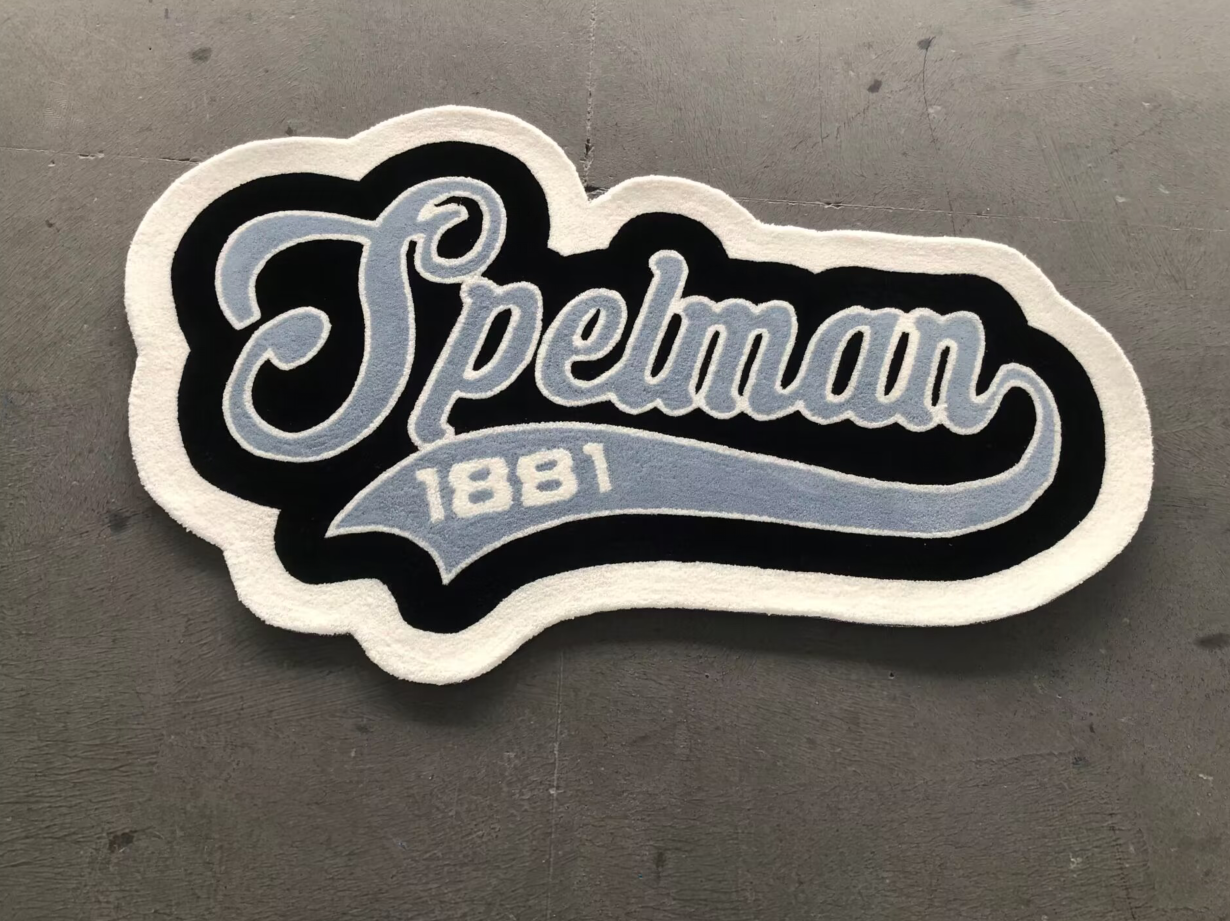 Spelman College - Logo hand tuft rug