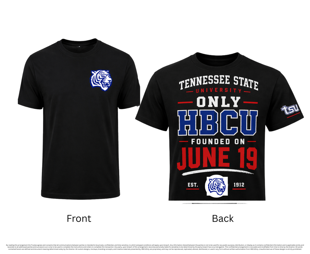 TSU “Only HBCU Founded on June 19” Juneteenth T-Shirt