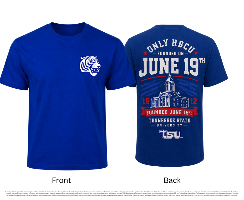TSU “Founded on June 19th” Juneteenth T-Shirt