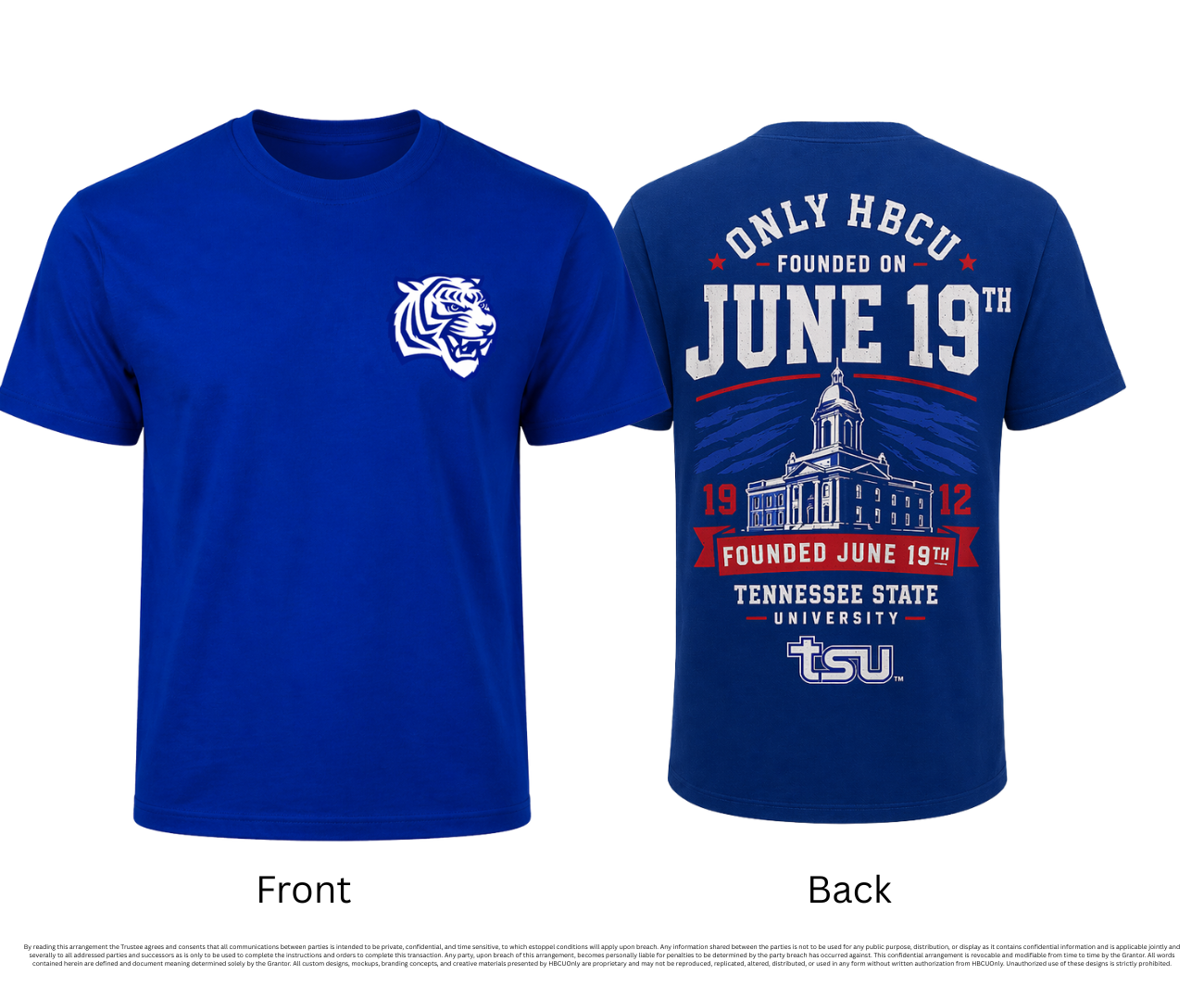 TSU “Founded on June 19th” Juneteenth T-Shirt