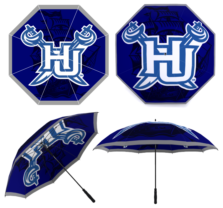 Golf Umbrella – 51" Windproof Double-Canopy