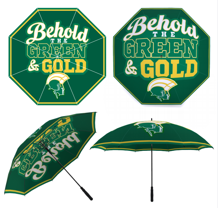 Golf Umbrella – 51" Windproof Double-Canopy