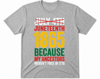 Juneteenth 1865 Kids T-Shirt - July 4th Crossed Out