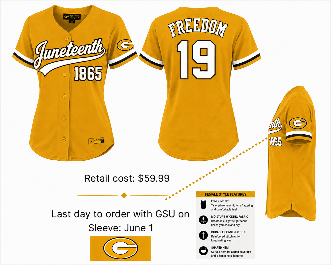 GSU - Juneteenth Jersey (Women's)