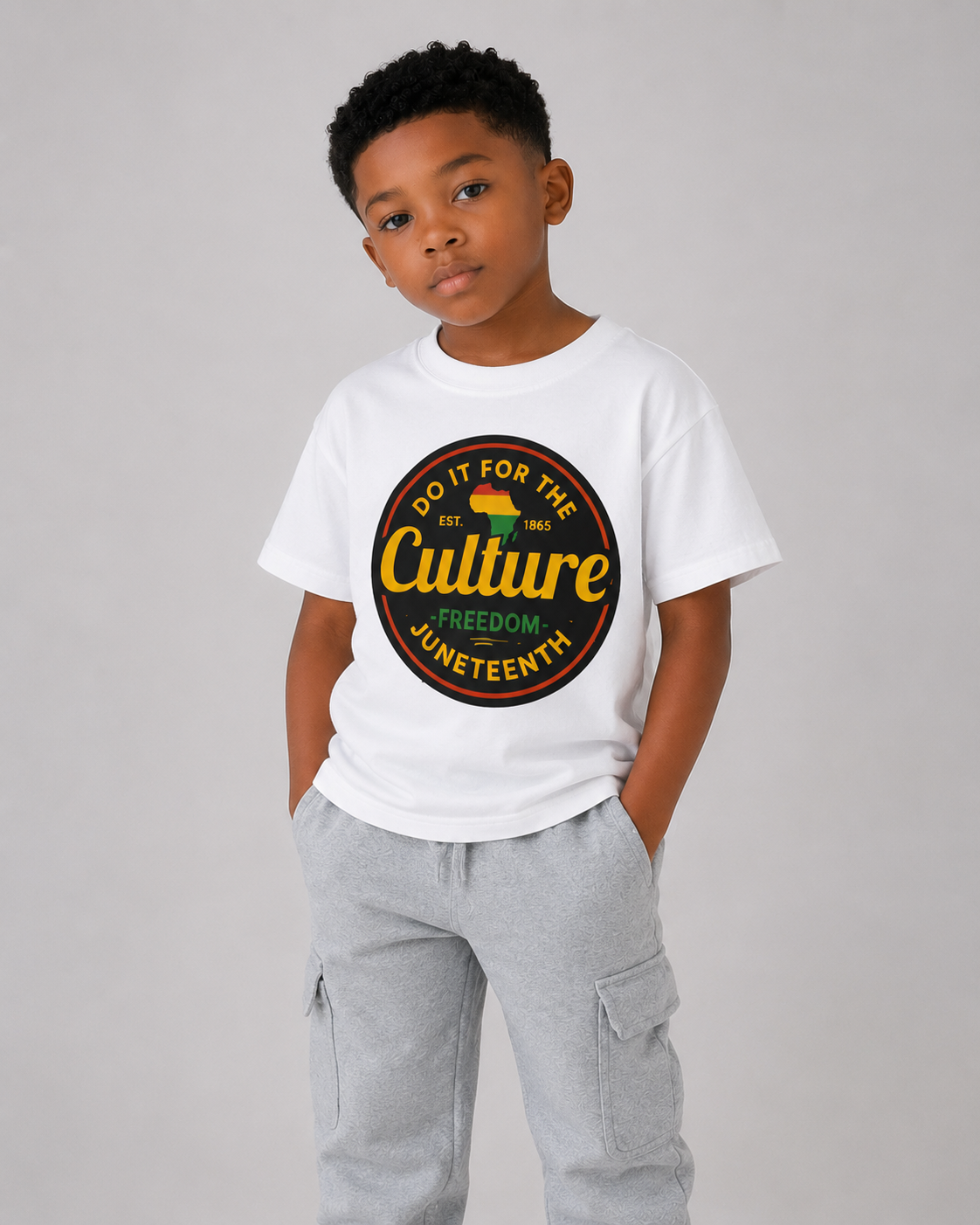Do It For The Culture - Juneteenth Kids T-Shirt