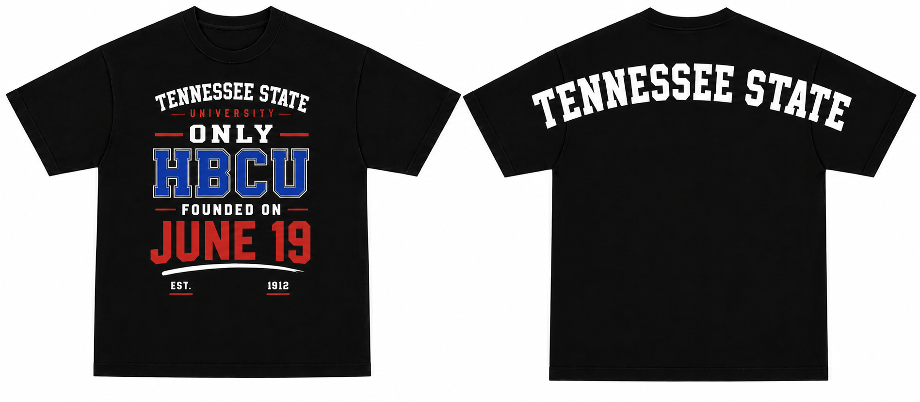 TSU “Shoulders” Juneteenth T-Shirt - Box Style
