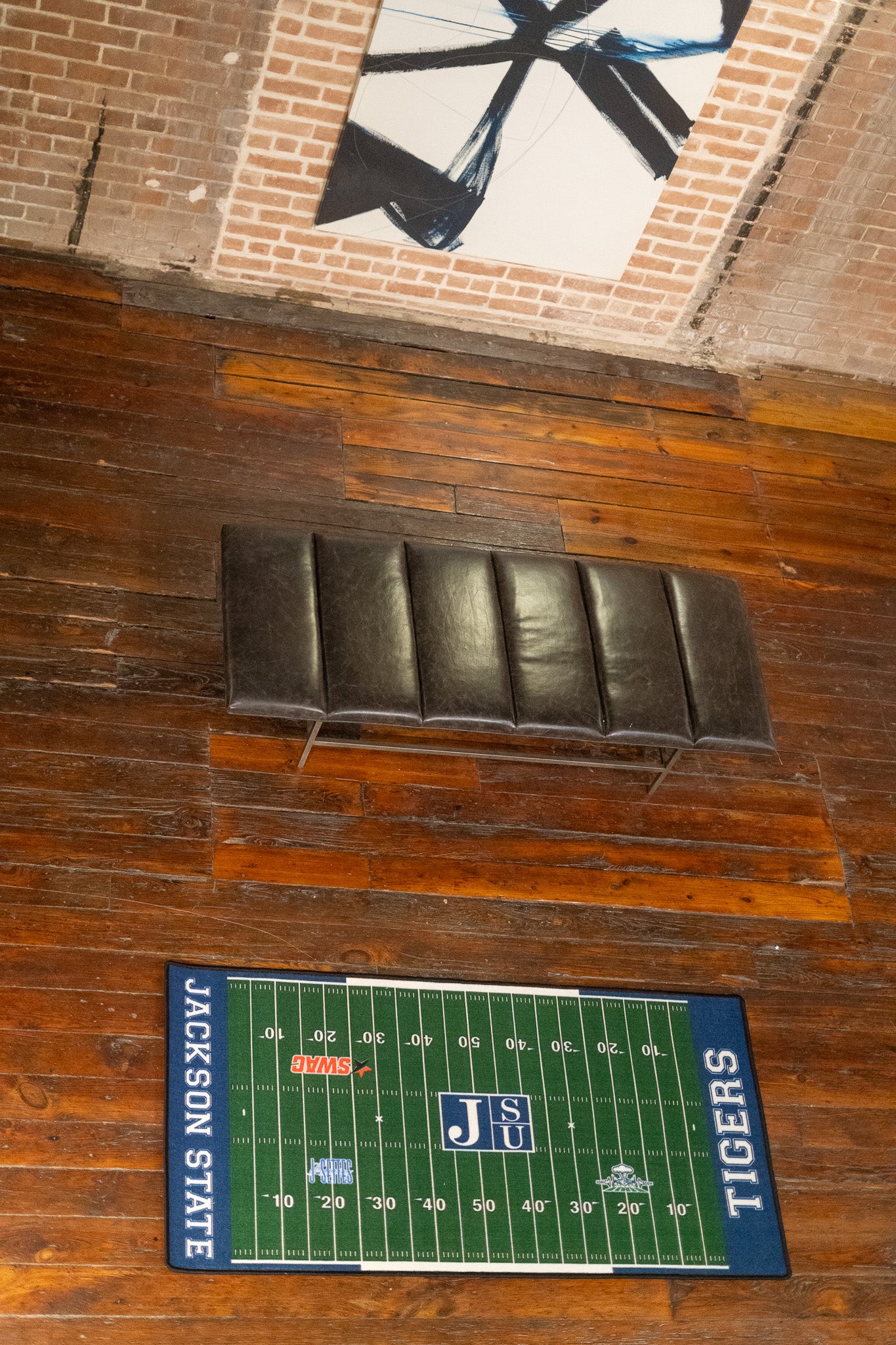 Football Field Rug - Jackson State