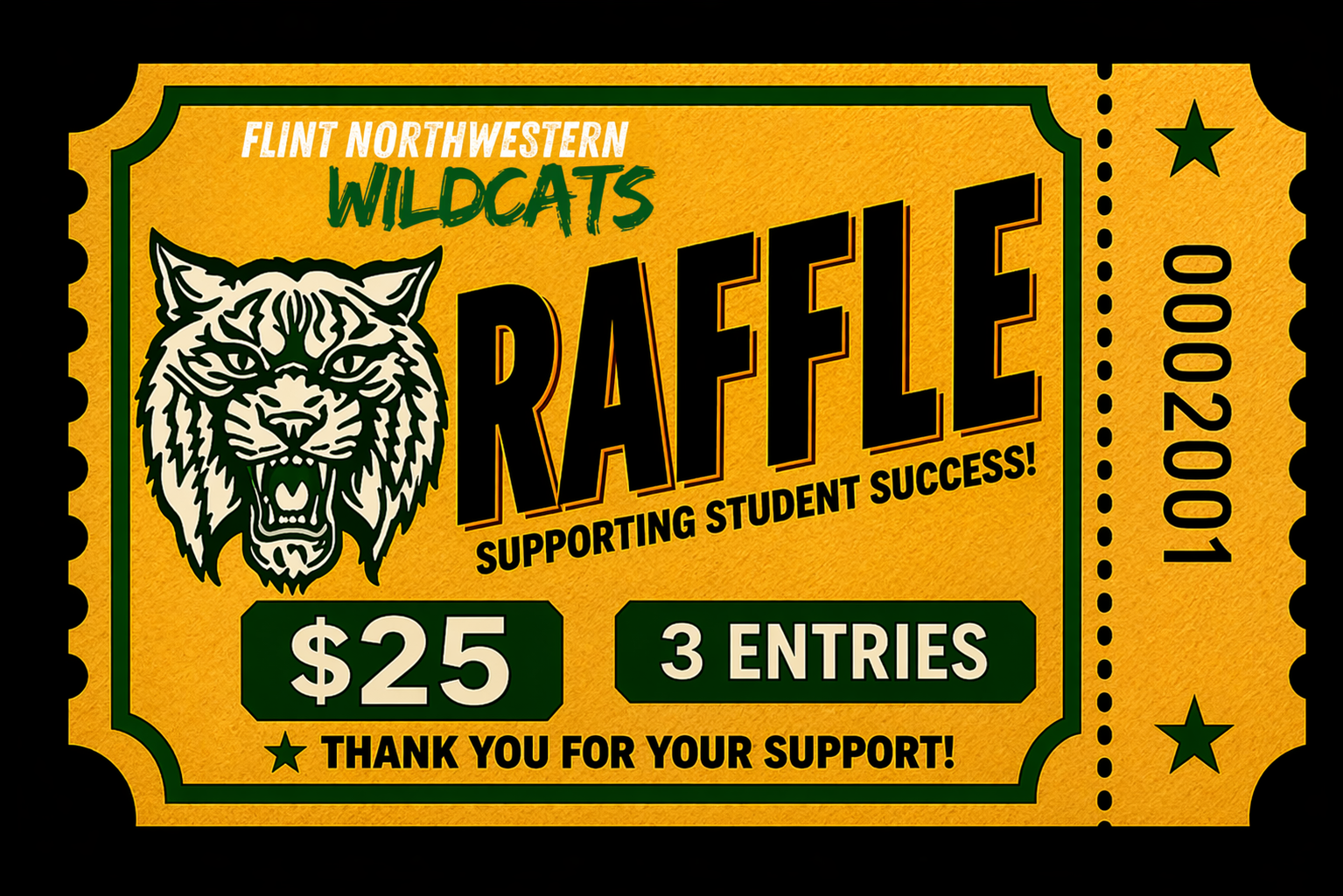Flint Northwestern Raffle Tickets