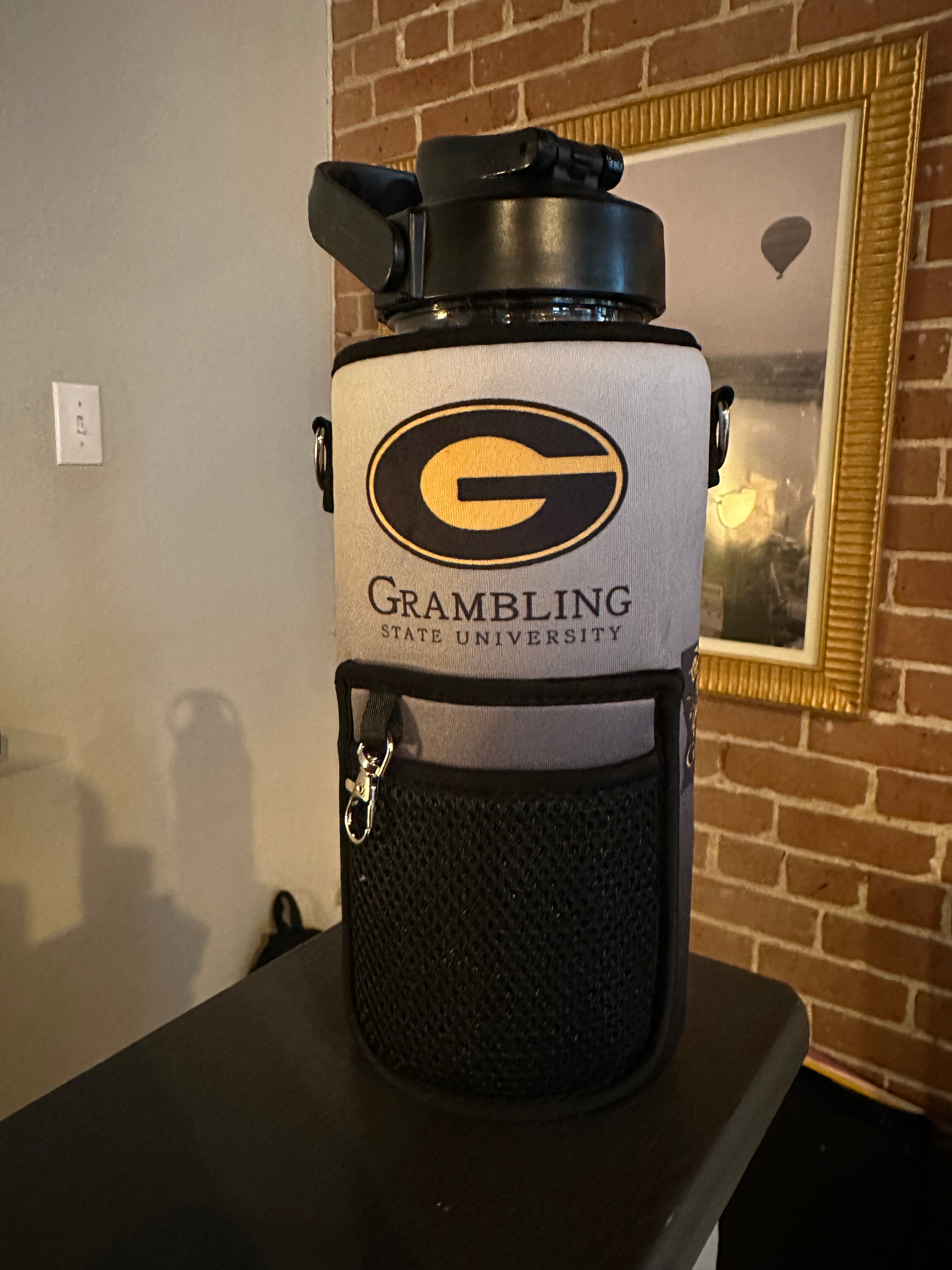 64oz Water bottle with sleeve