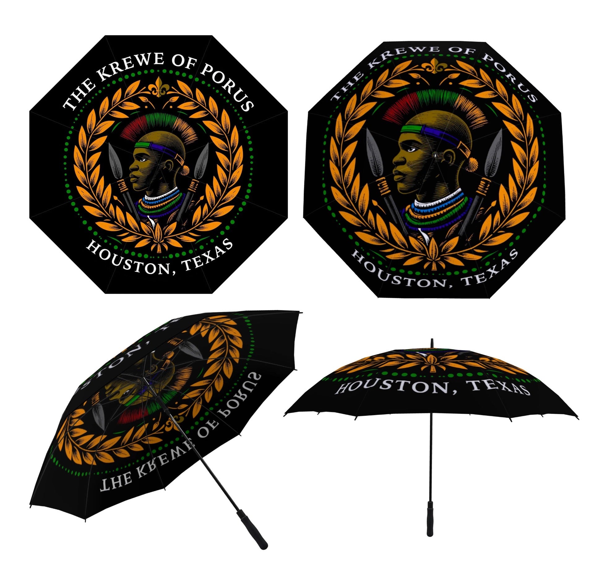 Krewe of Porus - Golf Umbrella