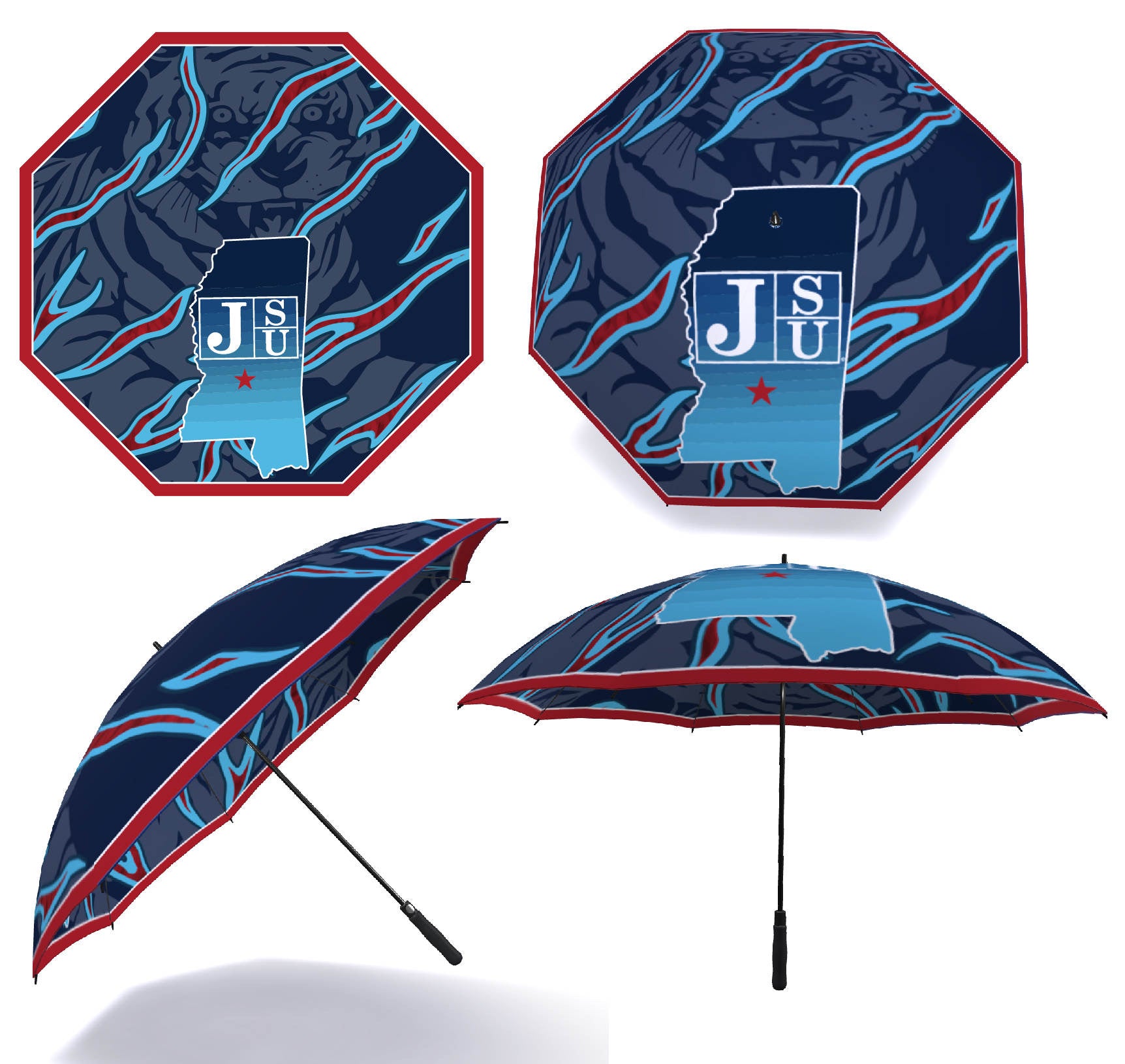 HBCUonly Umbrellas - Golf size