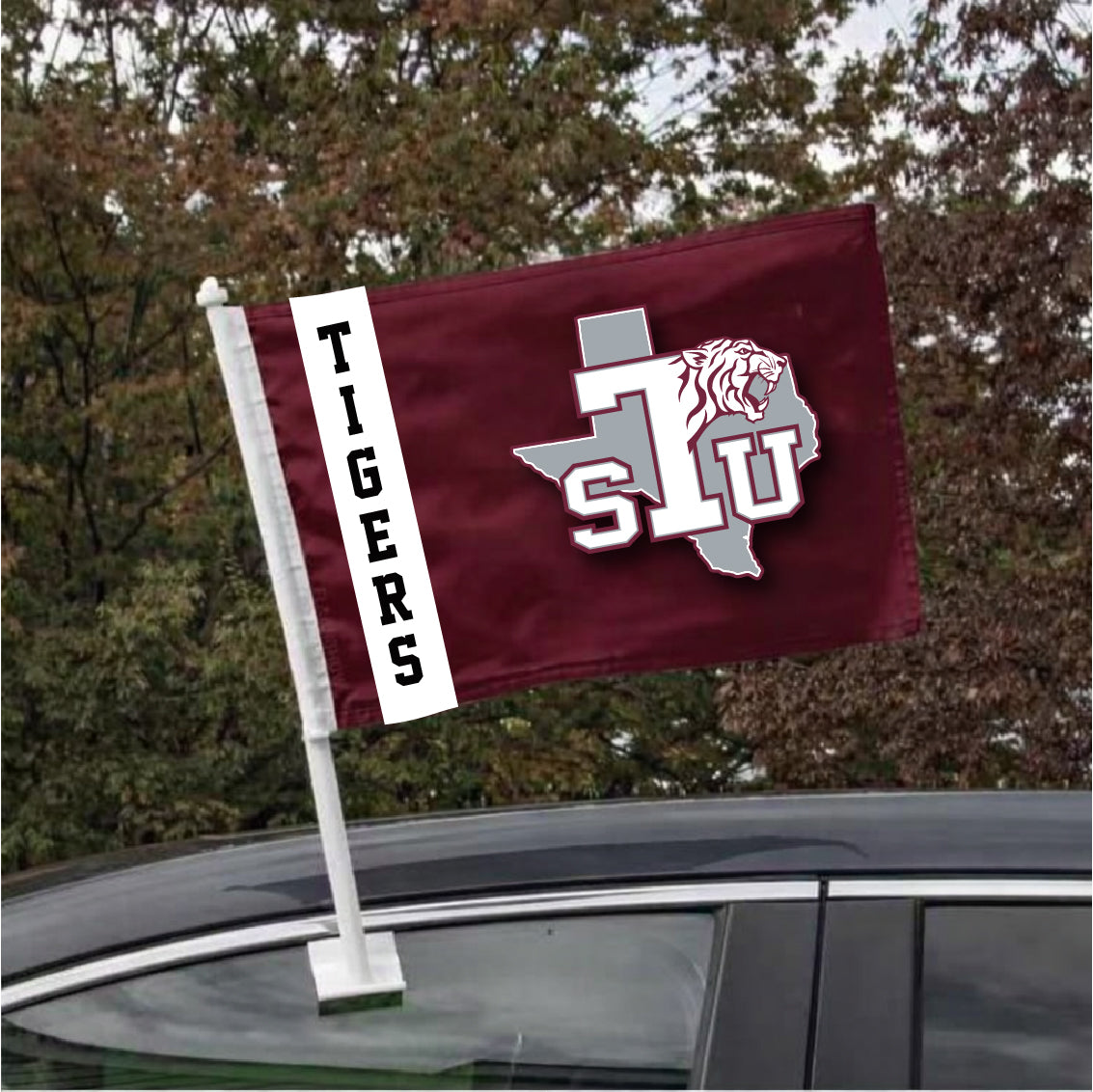 HBCU Double-Sided Team Car Flag