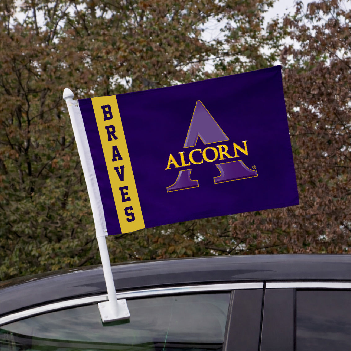 HBCU Double-Sided Team Car Flag