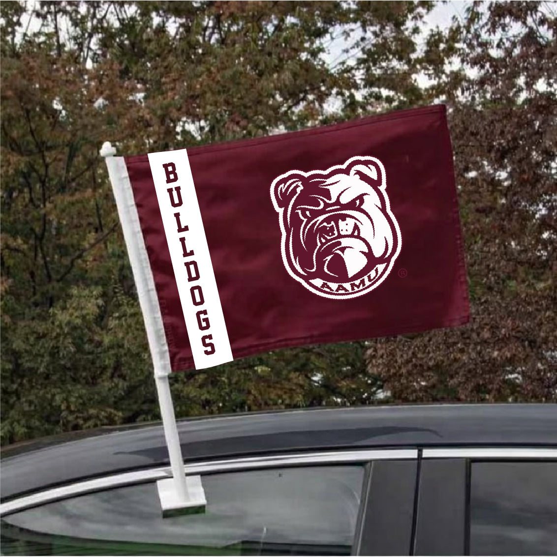HBCU Double-Sided Team Car Flag