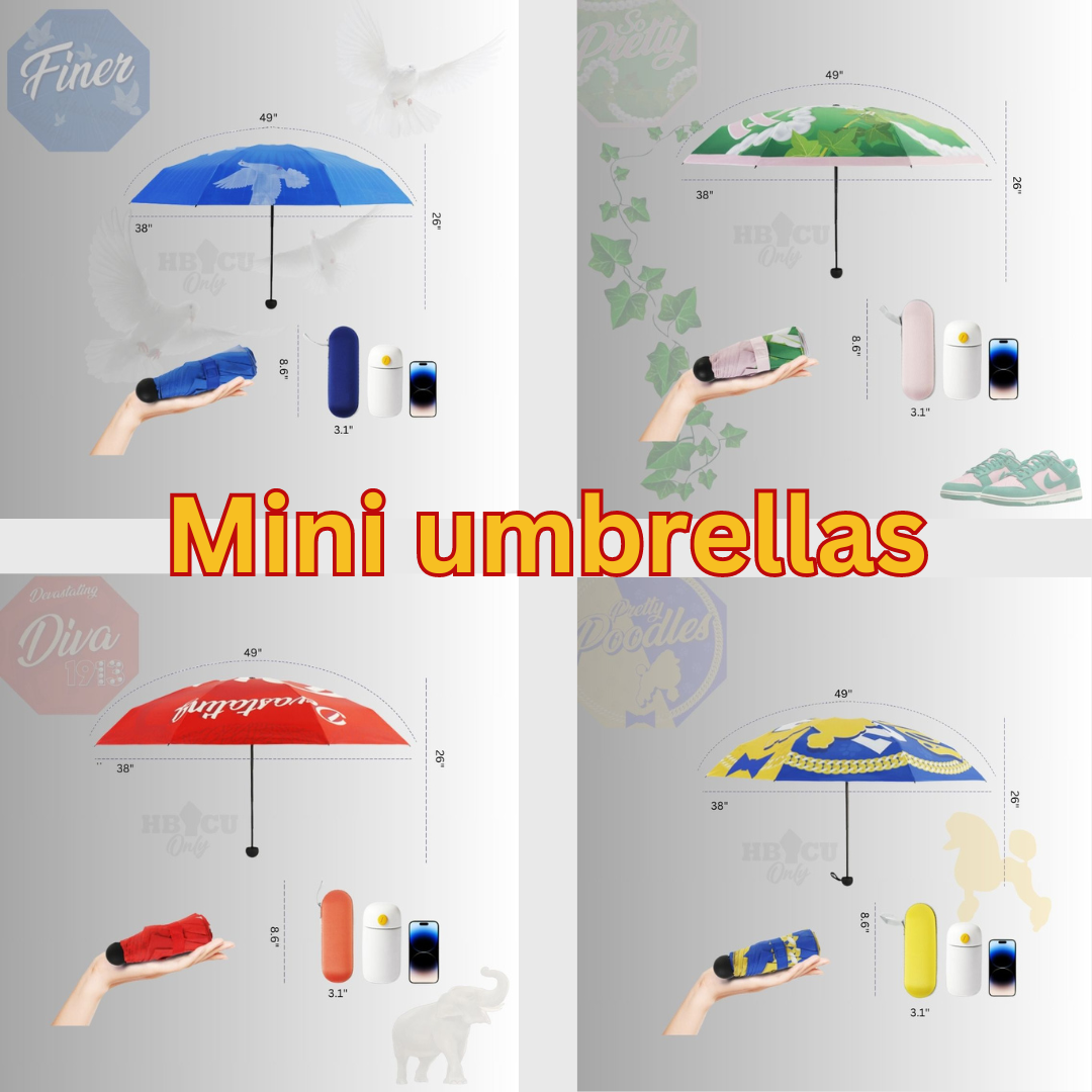 HBCUonly Umbrellas - Mini size