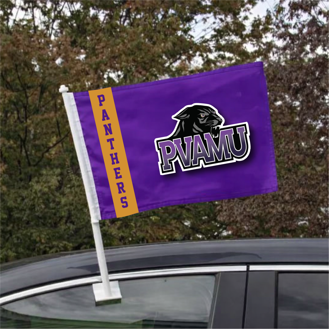 HBCU Double-Sided Team Car Flag