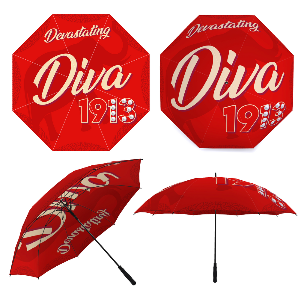 Golf Umbrella – 51" Windproof Double-Canopy