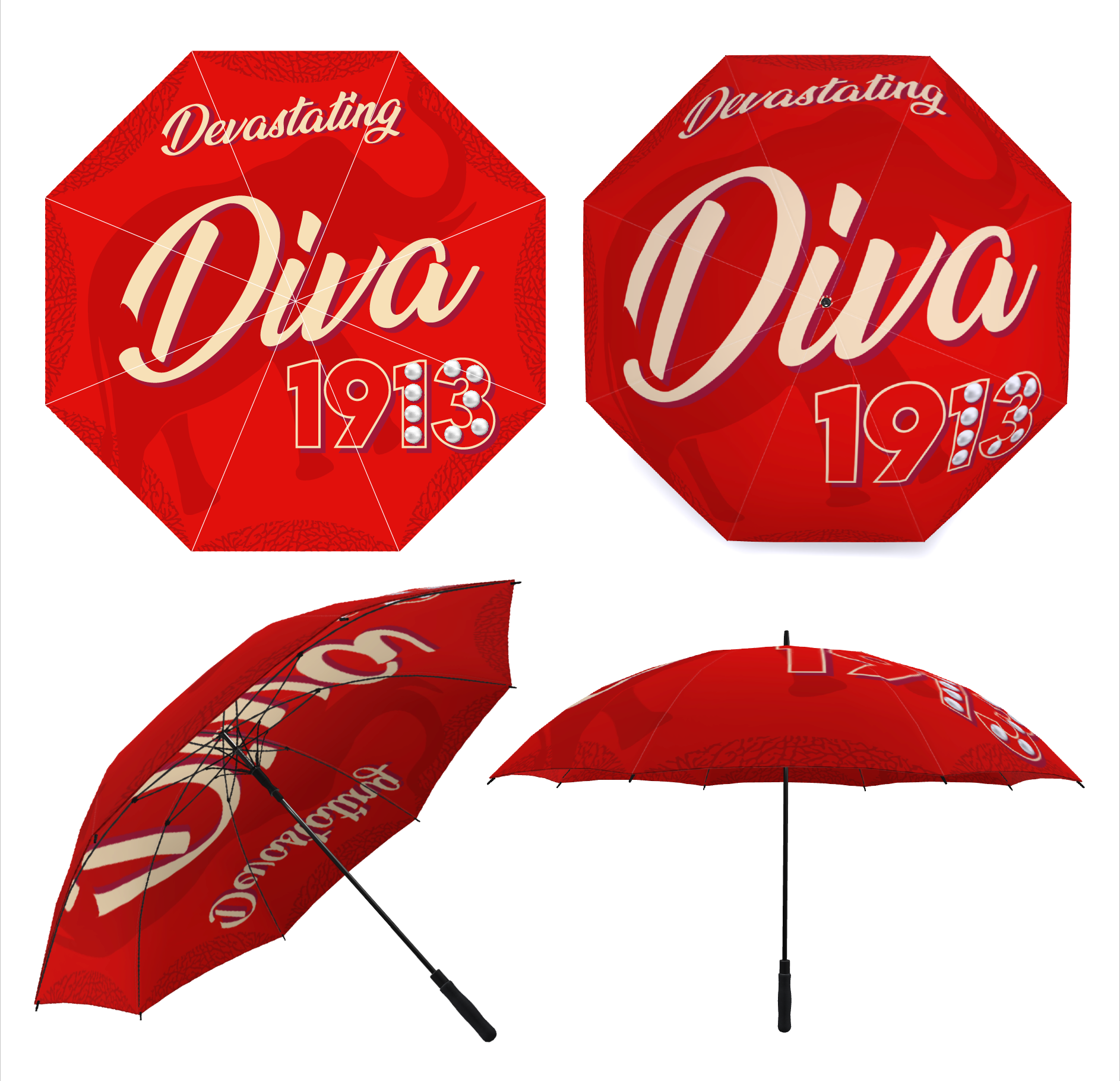 HBCUonly Umbrellas - Golf size