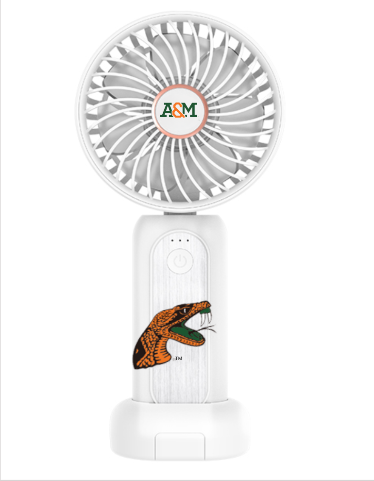 4 in 1 Portable Handheld Fan + (PHONE CHARGER)