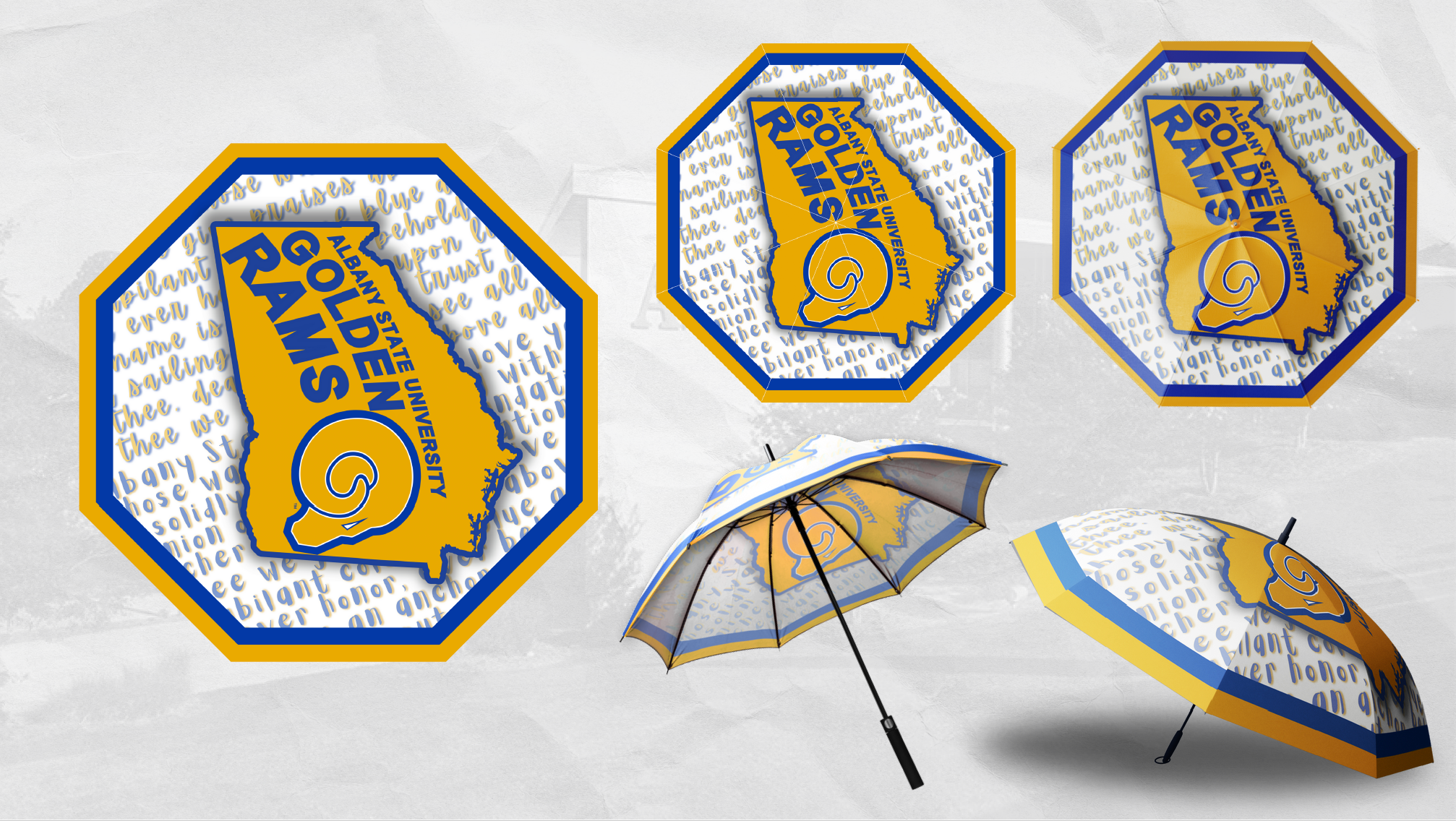 HBCUonly Umbrellas - Golf size