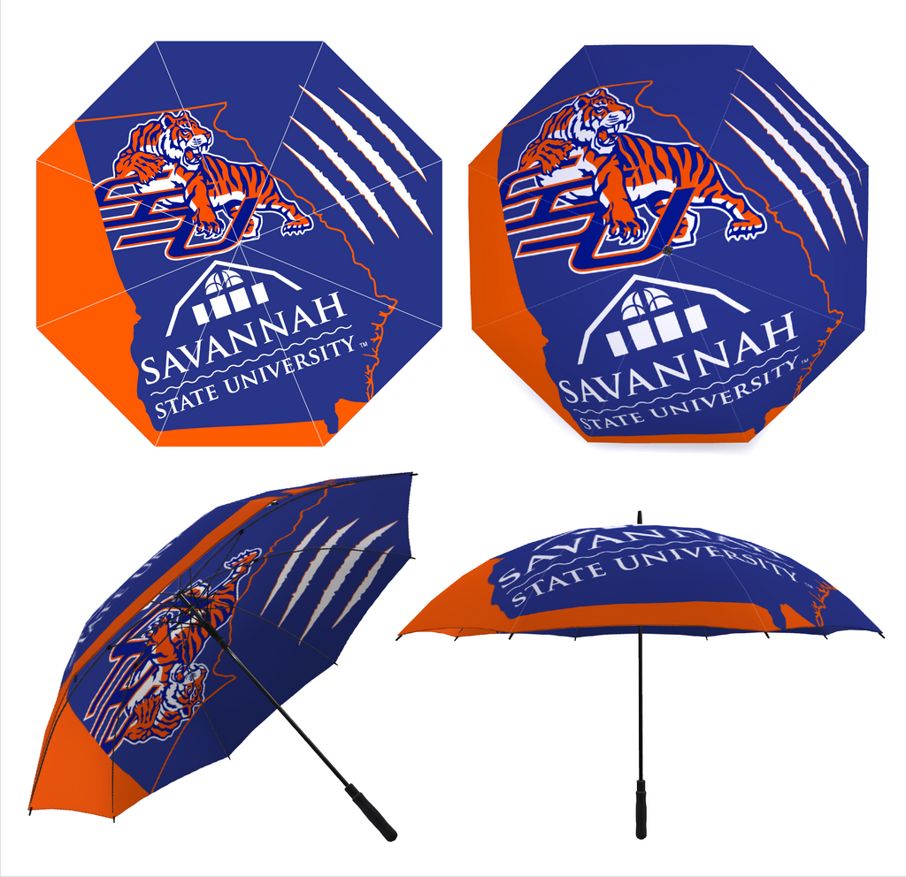 Golf Umbrella – 51" Windproof Double-Canopy
