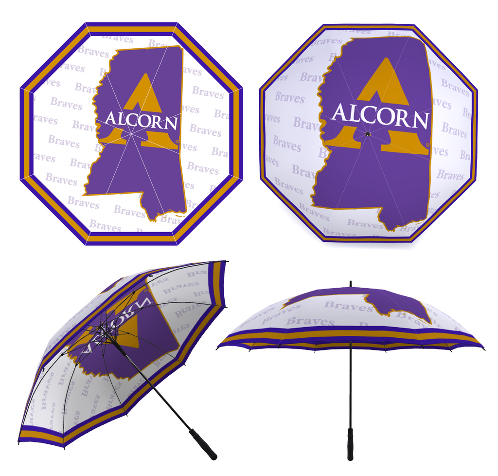 Golf Umbrella – 51" Windproof Double-Canopy
