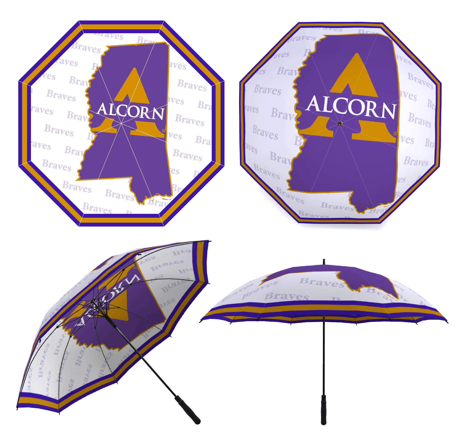 HBCUonly Umbrellas - Golf size