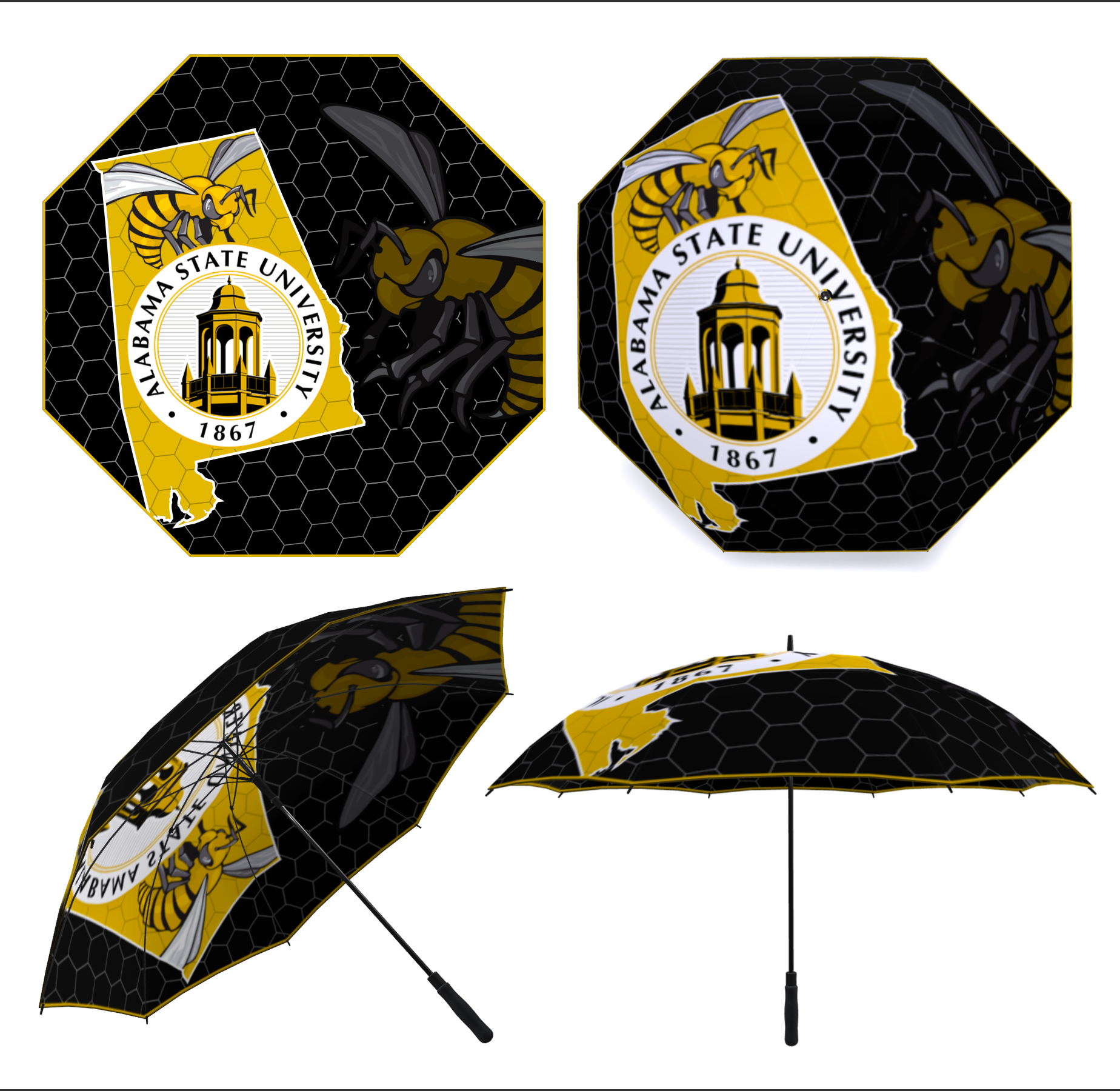 HBCUonly Umbrellas - Golf size