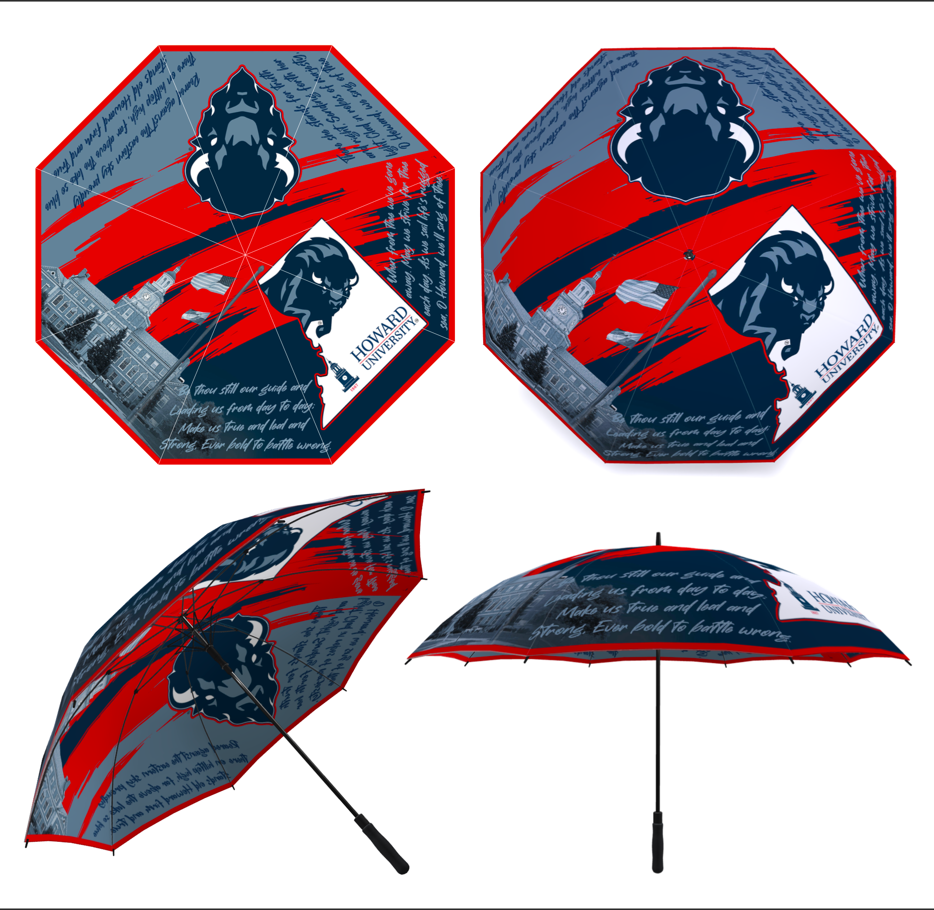 HBCUonly Umbrellas - Golf size