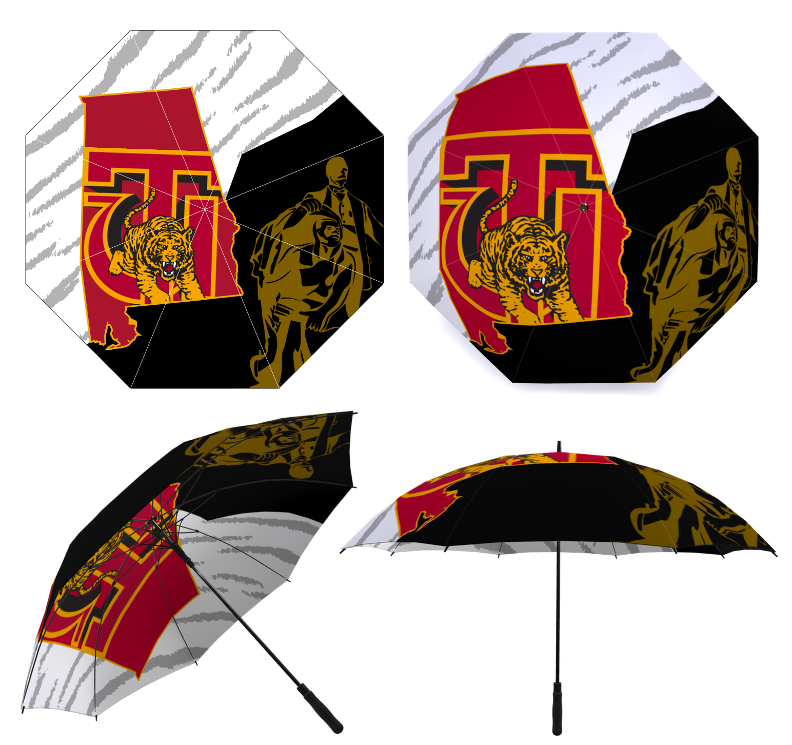 HBCUonly Umbrellas - Golf size