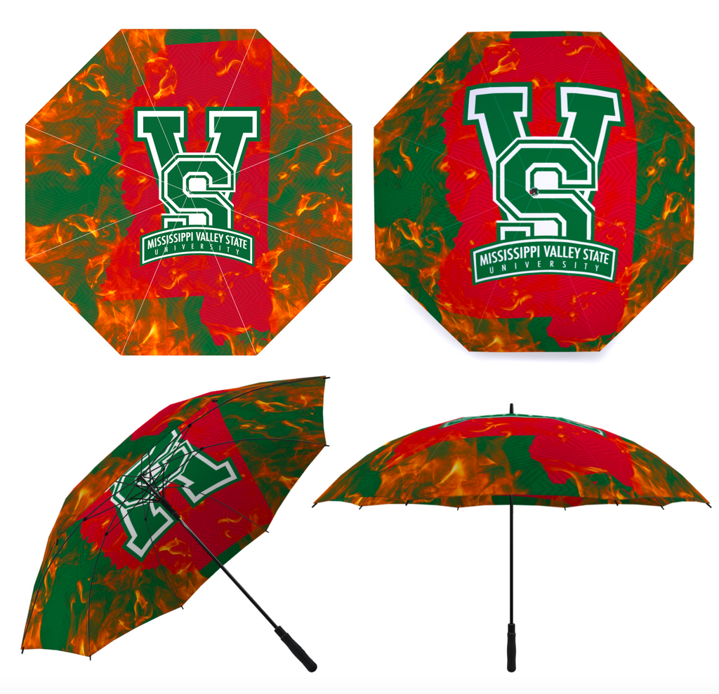 Golf Umbrella – 51" Windproof Double-Canopy