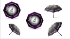 Golf Umbrella – 51" Windproof Double-Canopy