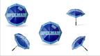 Golf Umbrella – 51" Windproof Double-Canopy