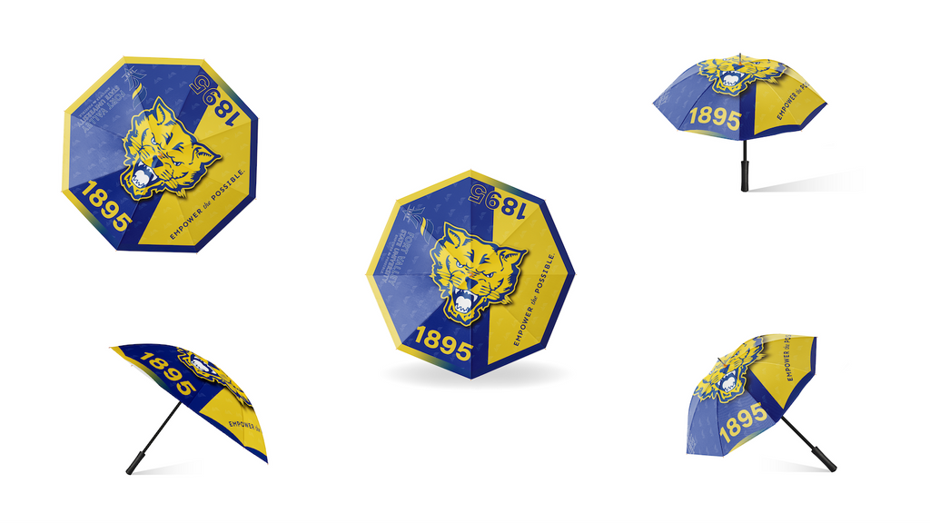 Golf Umbrella – 51" Windproof Double-Canopy