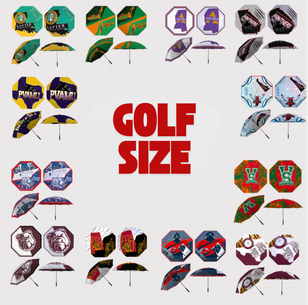 HBCUonly Umbrellas - Golf size