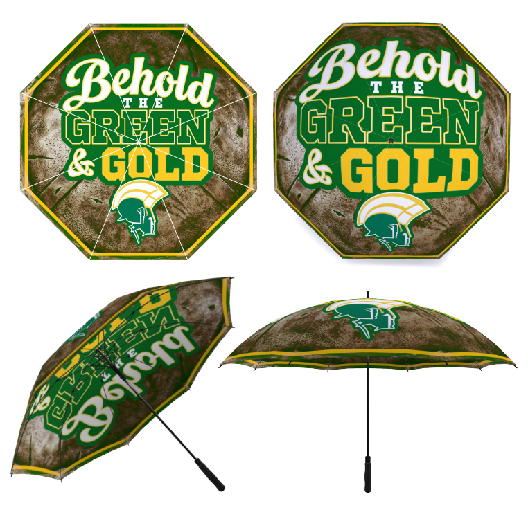 Golf Umbrella – 51" Windproof Double-Canopy