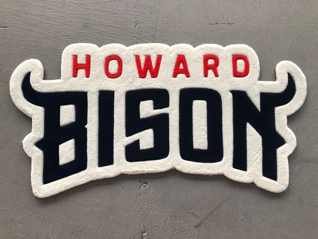 Howard University - Logo hand tuft rug